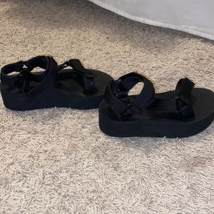 COPY - Black Platform Tevas
